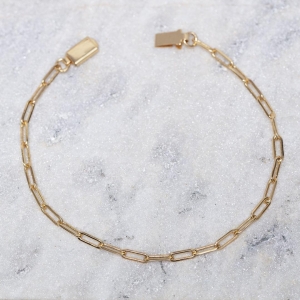 PULSEIRA MASCULINA ELOS CARTIER CT BANHO OURO 18K
