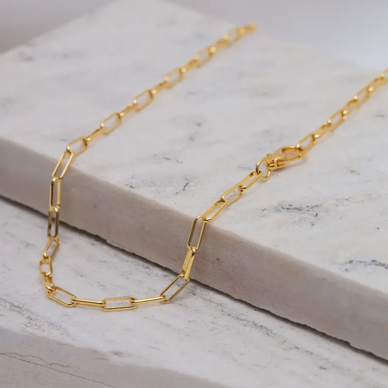 CORRENTE MASCULINA CARTIER FECHO LAGOSTA BANHO OURO 18K