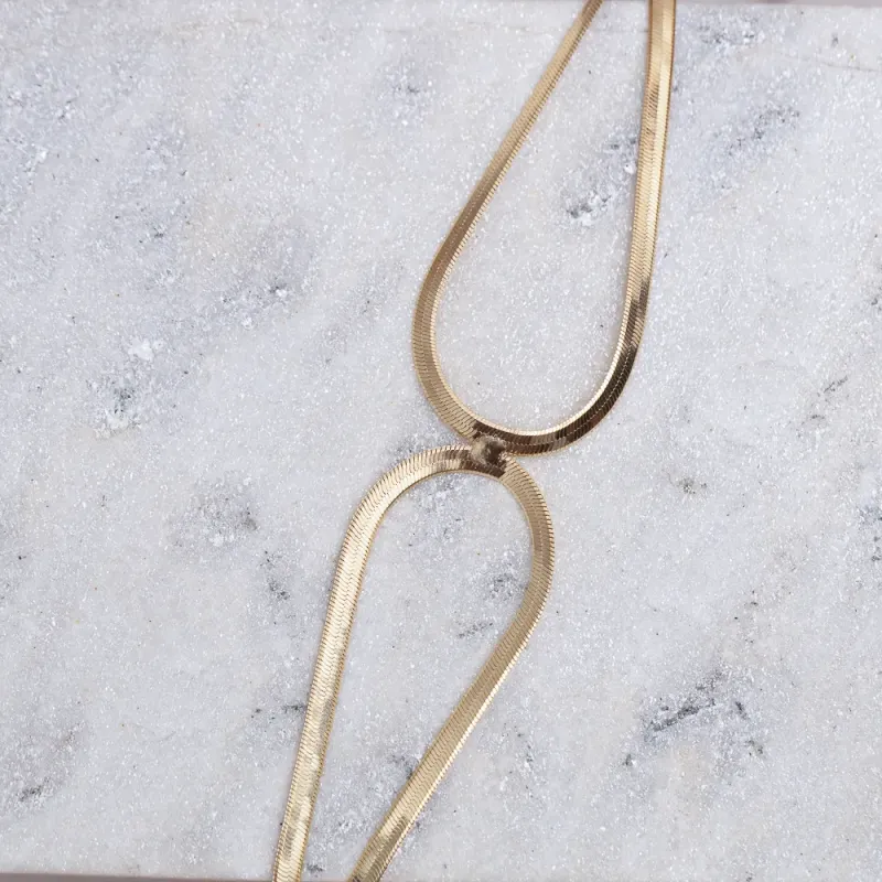 PULSEIRA FITA ESPELHADA P DUPLA BANHO OURO 18K