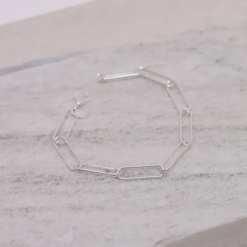 PULSEIRA ELOS LAURA BANHO PRATA