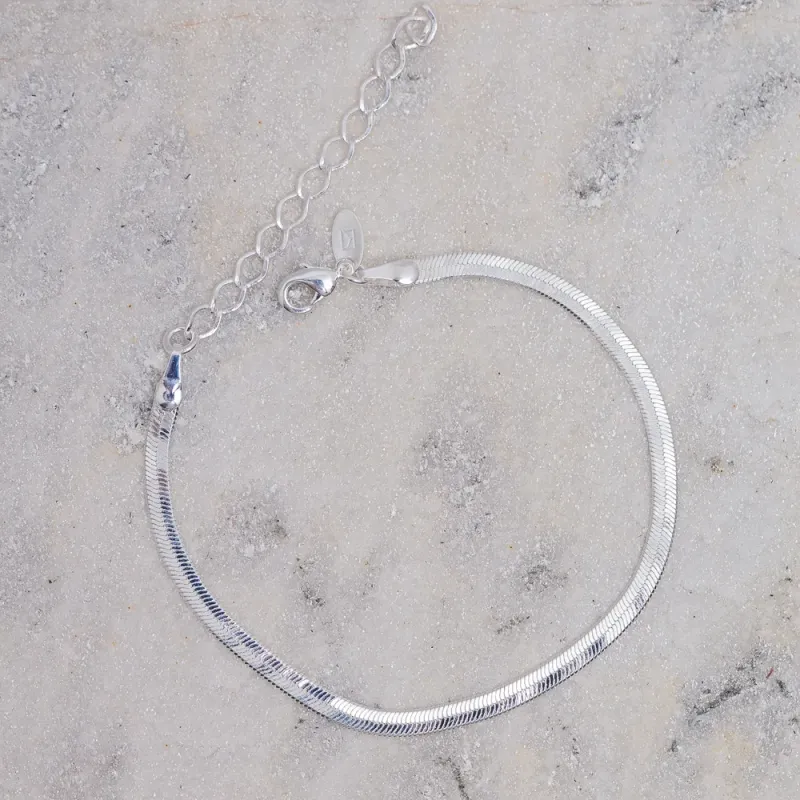 PULSEIRA FITA ESPELHADA M BANHO PRATA