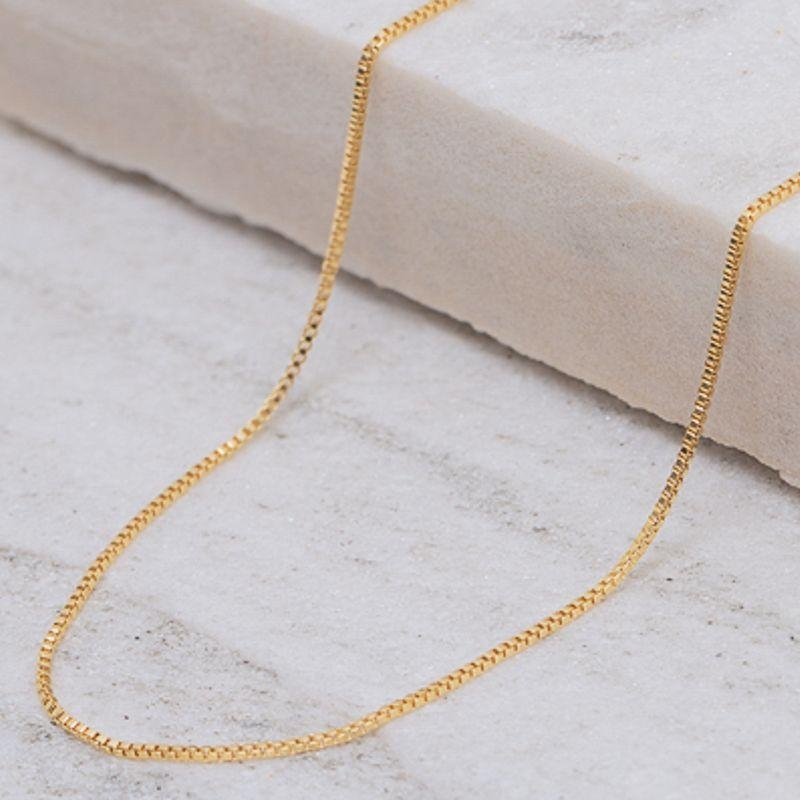 CORRENTE VENEZIANA BANHO OURO 18K
