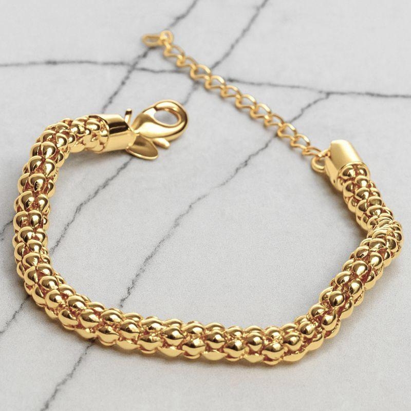 PULSEIRA GROSSA OCA BANHO OURO 18K