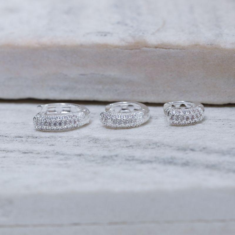 BRINCO ARGOLA TRADICIONAL P CRAVEJADA BANHO PRATA