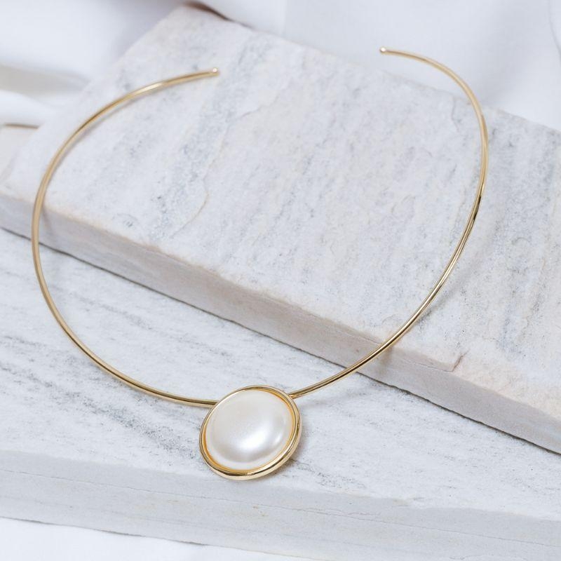 COLAR ARO CRAVINA BANHO OURO 18K