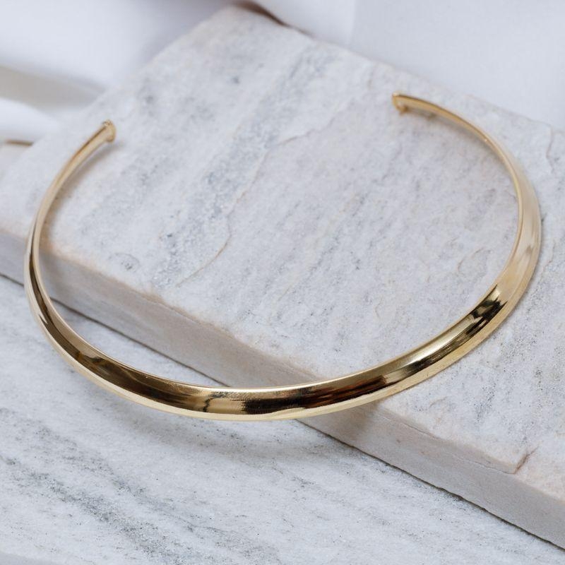 COLAR ARO FLOR DE VERÔNICA BANHO OURO 18K