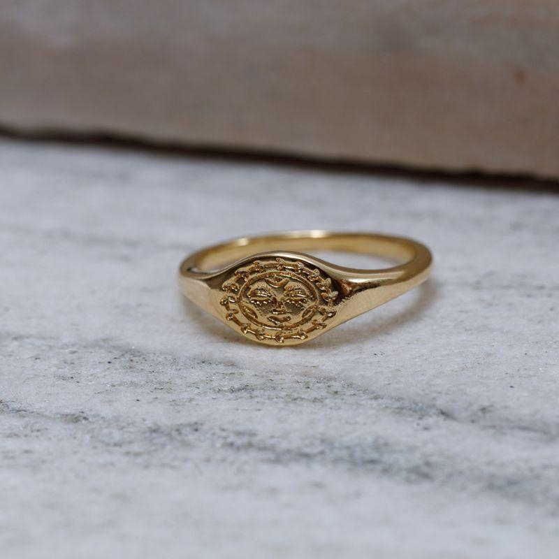 ANEL SOLARIS BANHO OURO 18K