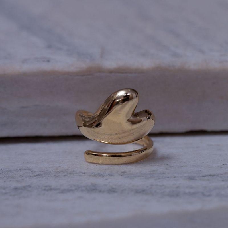 ANEL SEREIA ORGÂNICO BANHO OURO 18K