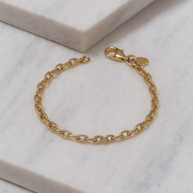 PULSEIRA INFANTIL CARTIE MASCULINA BANHO OURO 18K