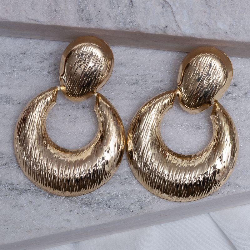 BRINCO RUTH ARTICULADO BANHO OURO 18K