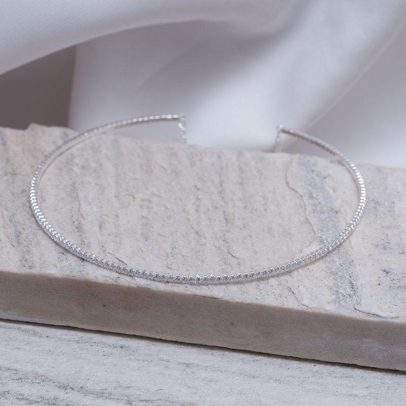 COLAR ARO RIVIERA PP BANHO PRATA