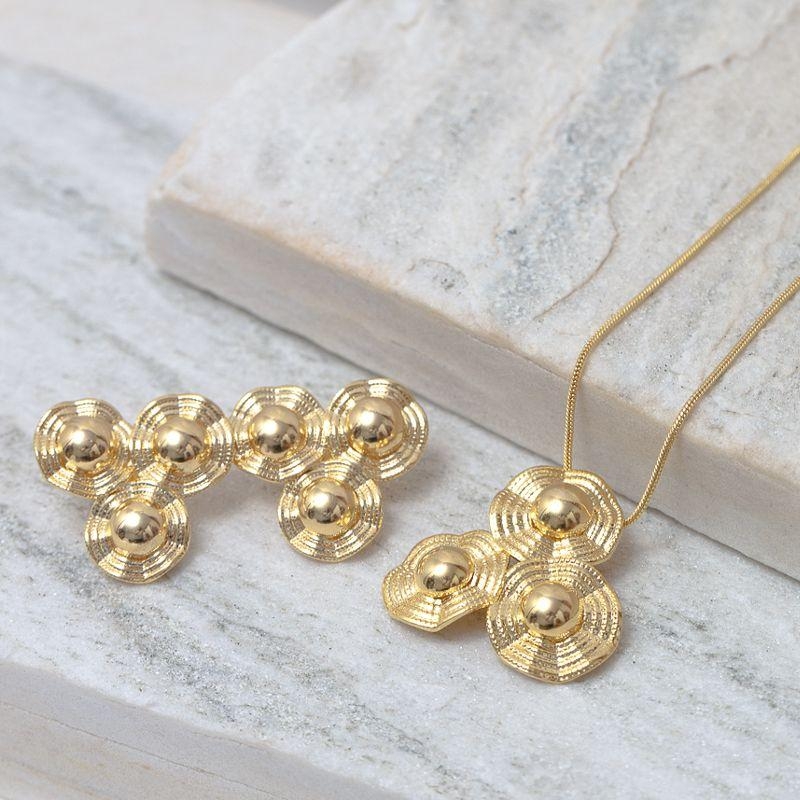 CONJUNTO MIA BANHO OURO 18K