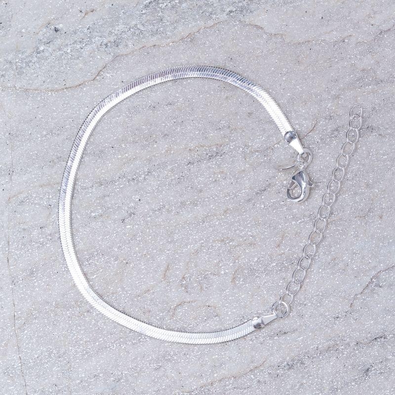 PULSEIRA FITA ESPELHADA PP BANHO PRATA