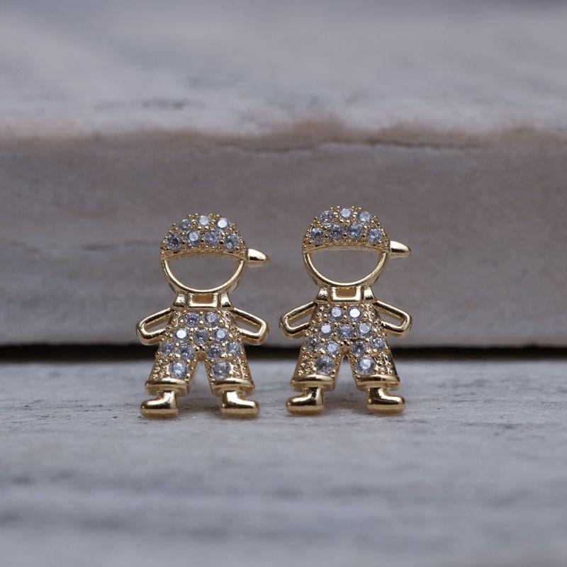 BRINCO FILHO MENINO BANHO OURO 18K