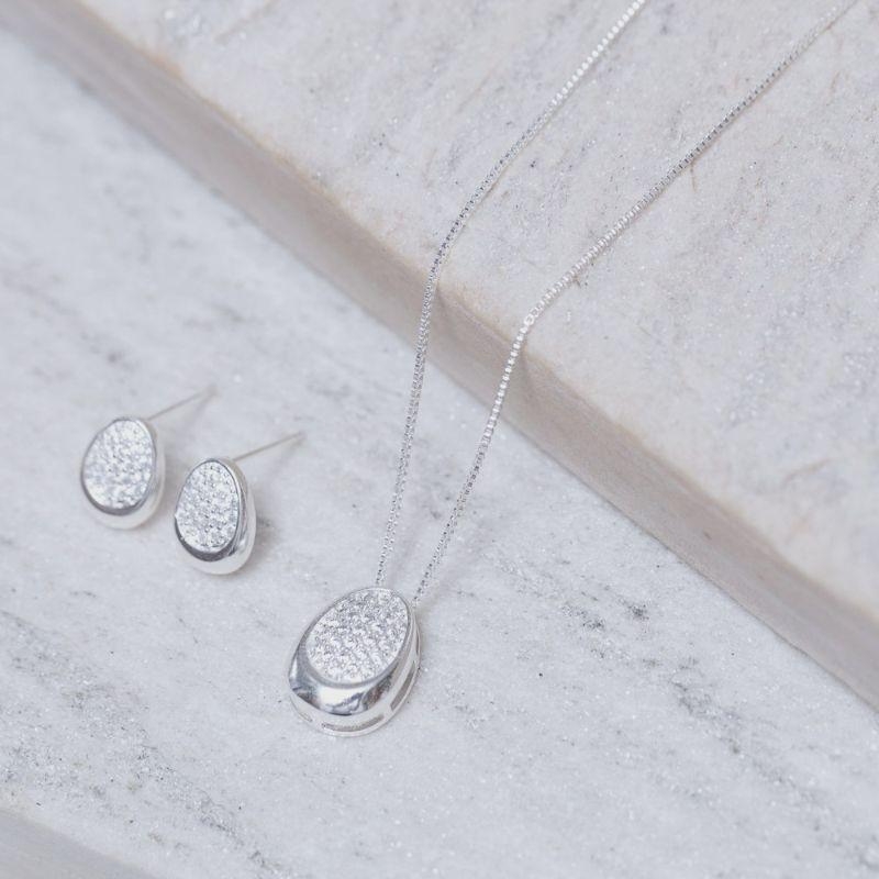 CONJUNTO ORGÂNICO CRISTAL BANHO PRATA