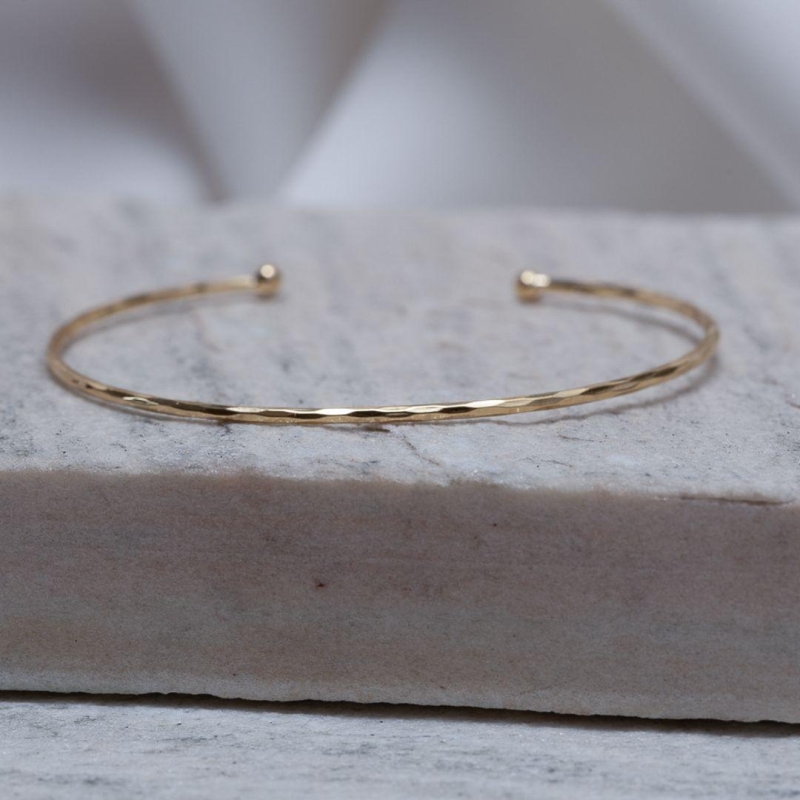 BRACELETE FINO DIAMANTADO BANHO OURO 18K