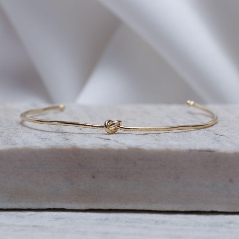BRACELETE NÓZINHO FINO BANHO OURO 18K
