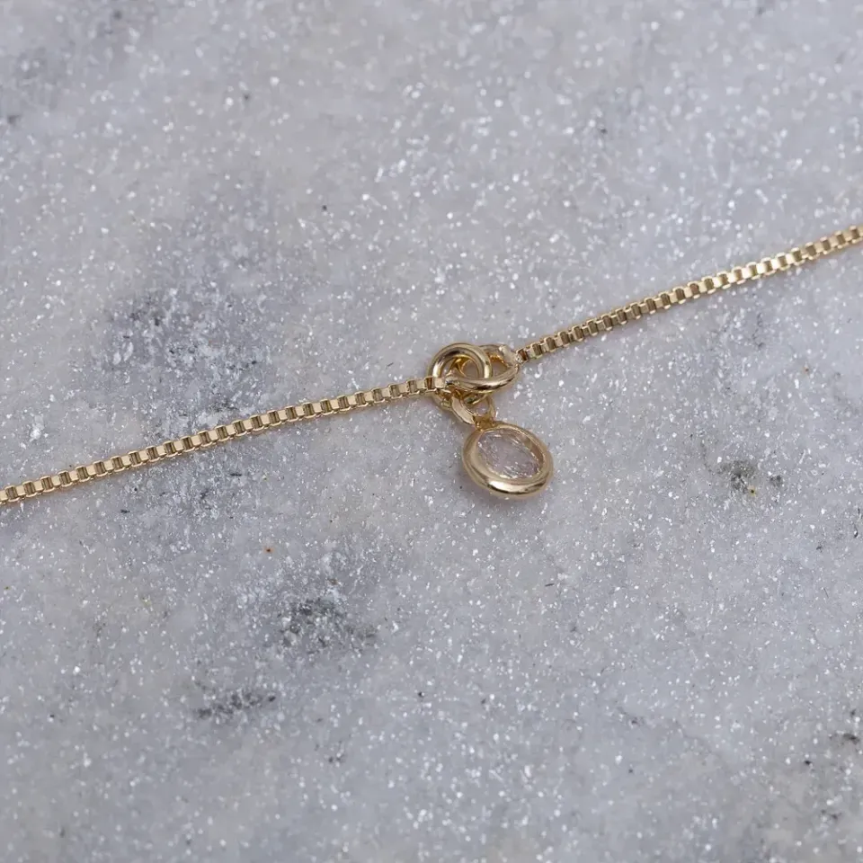 PULSEIRA INFANTIL PONTO DE LUZ BANHO OURO 18K