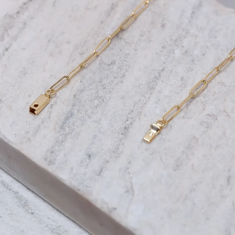CORRENTE MASCULINA ELOS CARTIER FINO BANHO OURO 18K