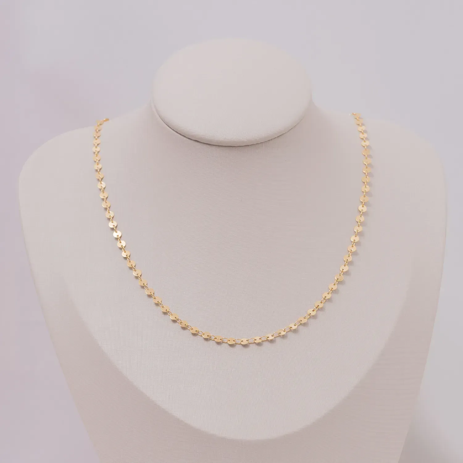 COLAR MEDALHINHA P BANHO OURO 18K