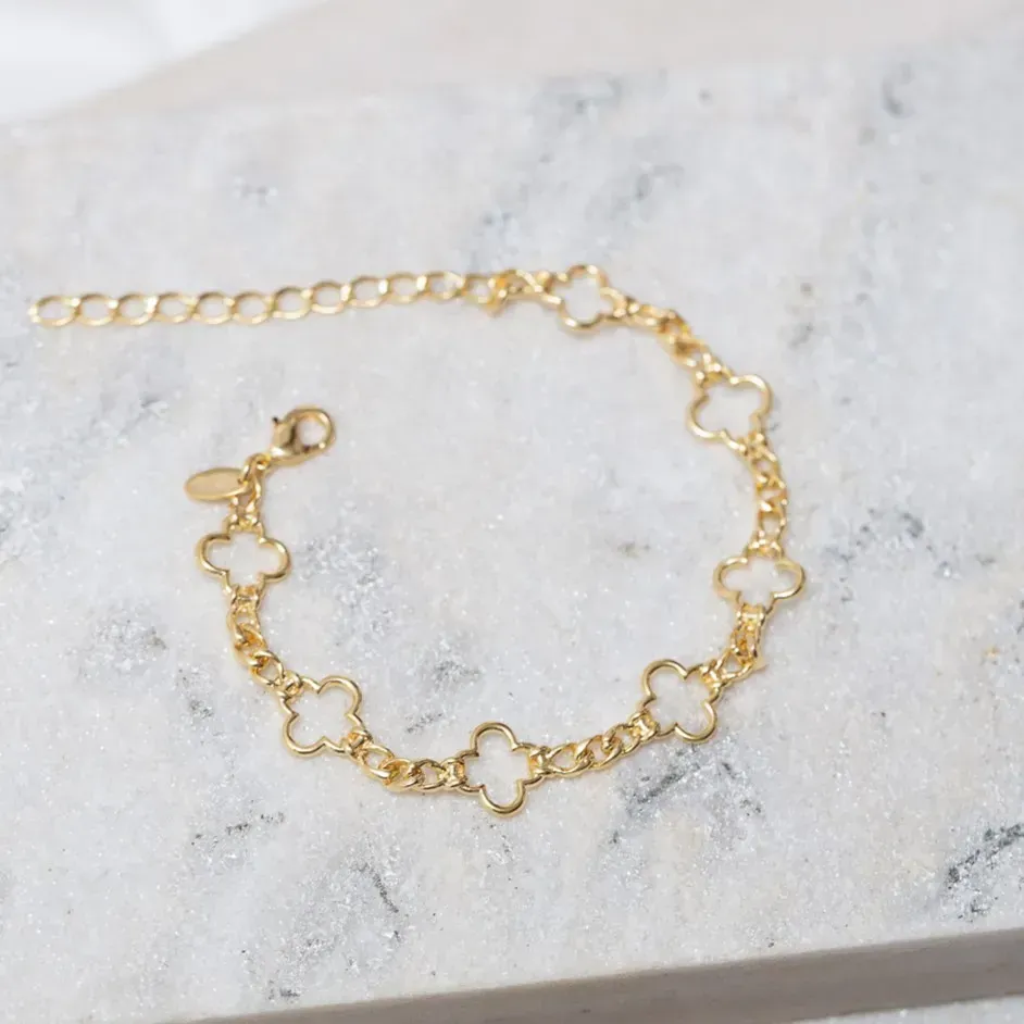 PULSEIRA VIRGINIA VAZADO BANHO OURO 18K