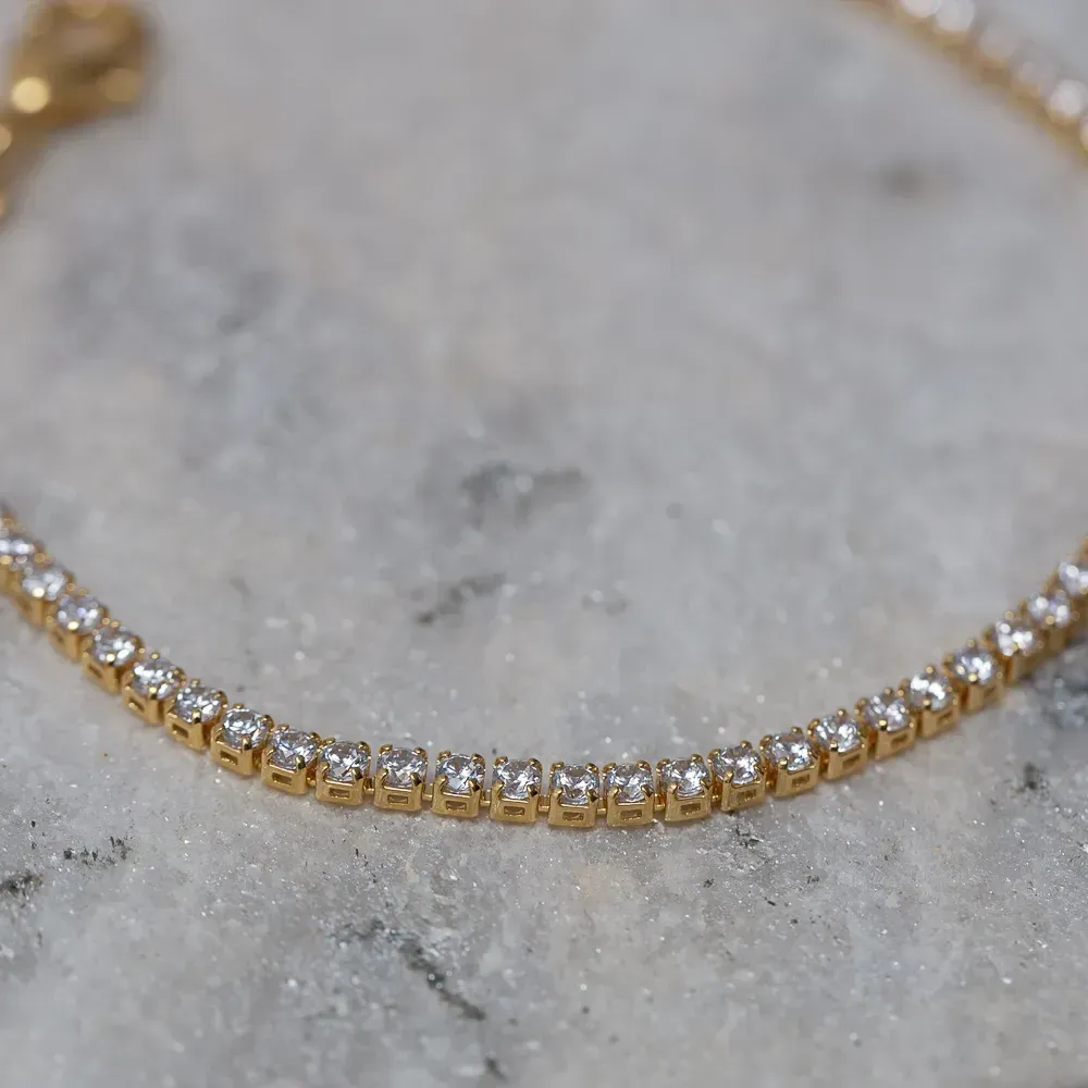 PULSEIRA INFANTIL RIVIERA PP BANHO OURO 18K