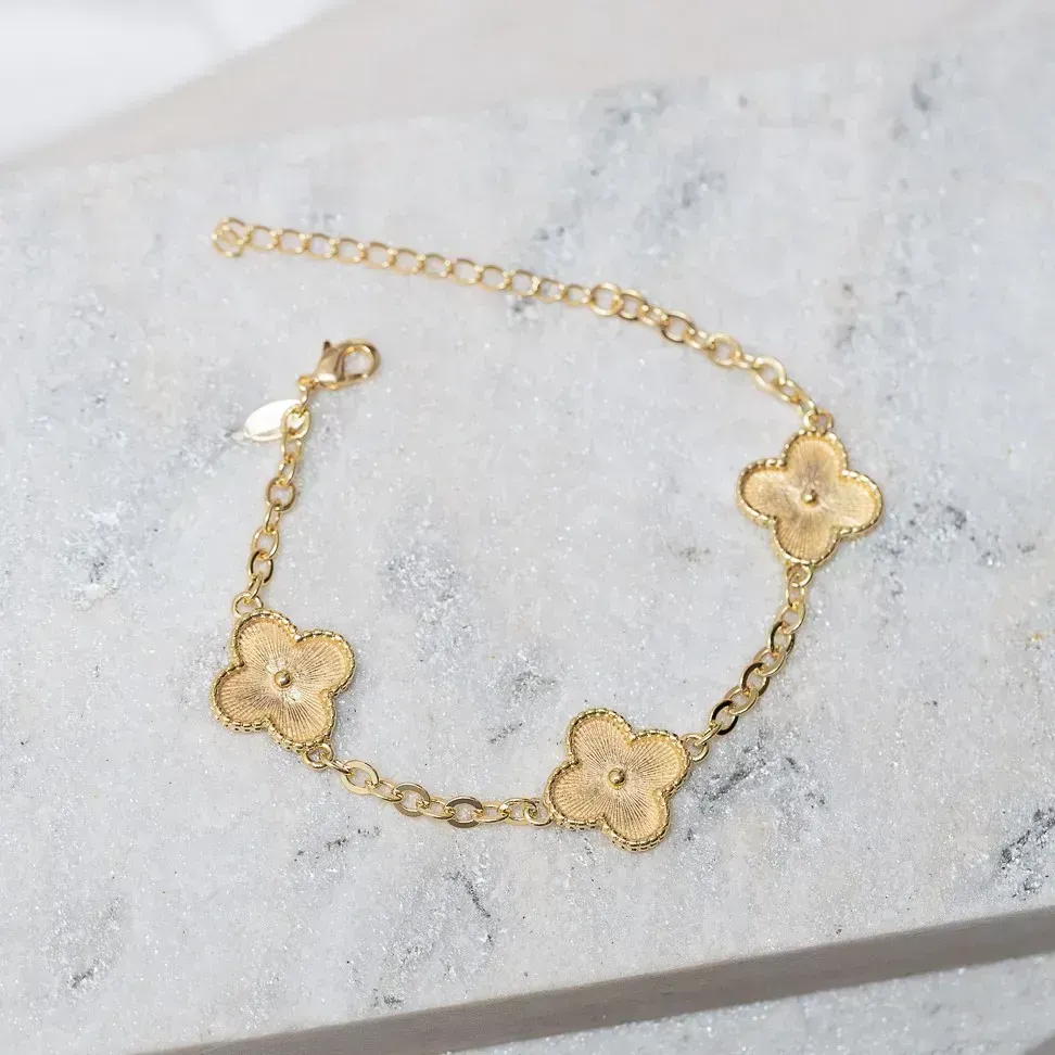 PULSEIRA VIRGINIA FACE DUPLA LISA E RISCADA BANHO  OURO 18K