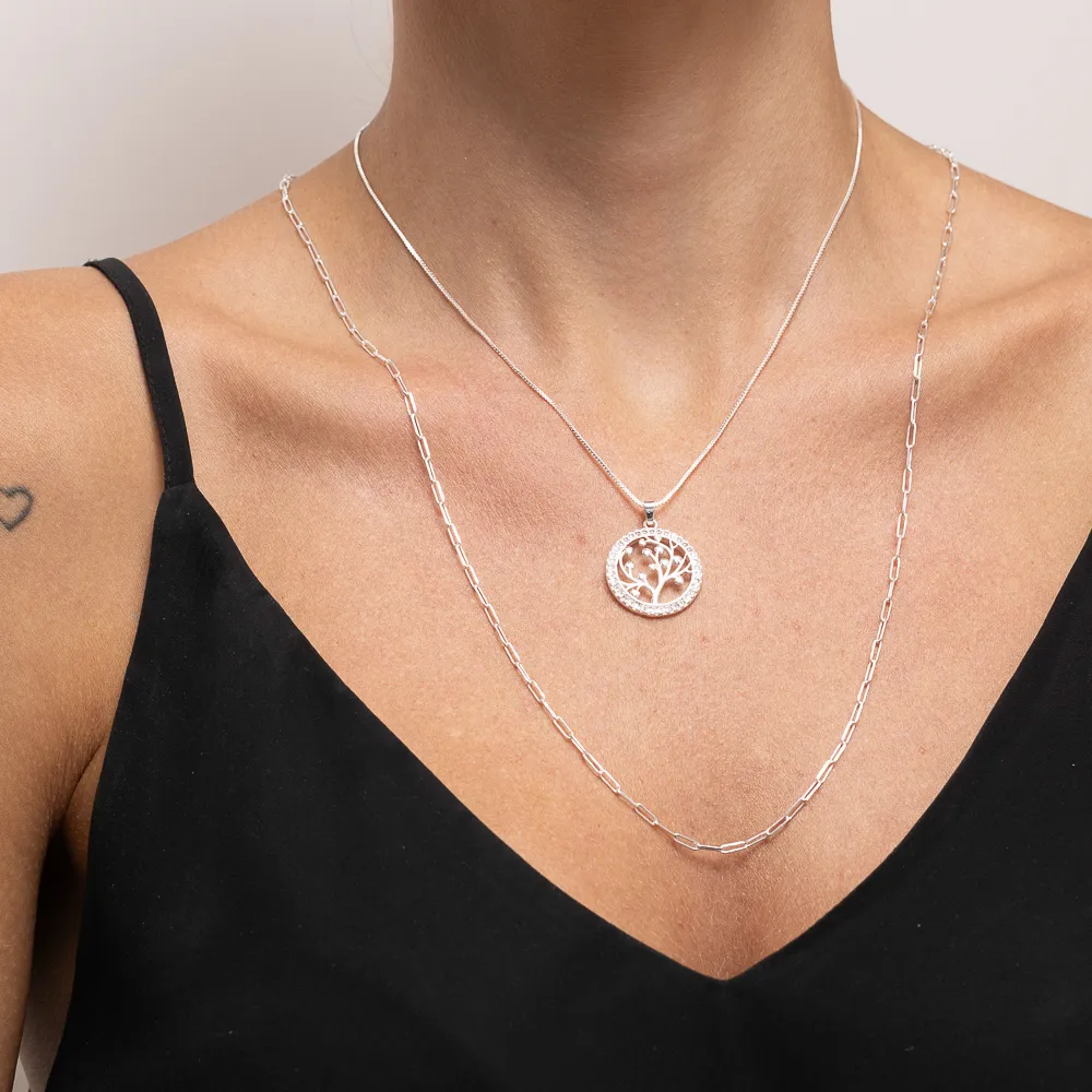 COLAR LONGO CARTIER PP BANHO PRATA