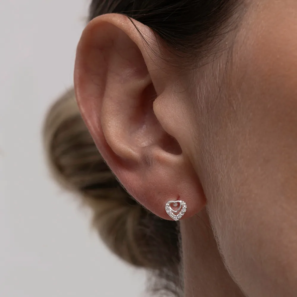 BRINCO EAR CUFF FLORZINHA BANHO PRATA