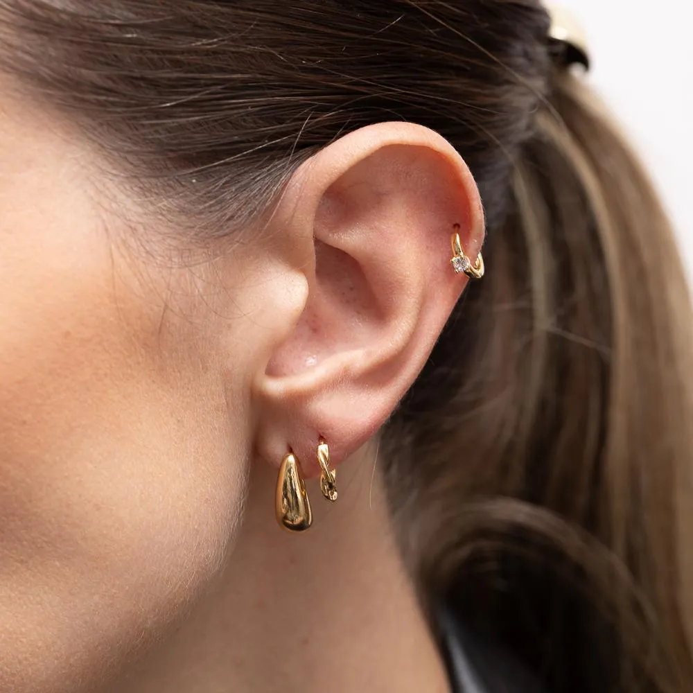 BRINCO GOTINHA P LISA BANHO OURO 18K