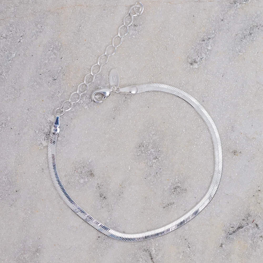 PULSEIRA FITA ESPELHADA M BANHO PRATA