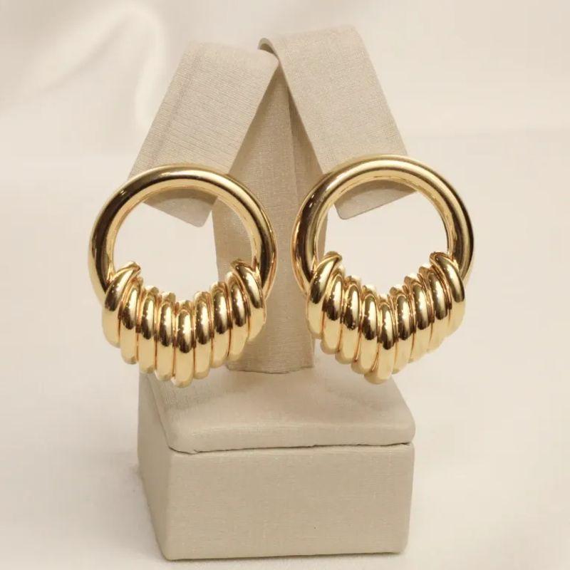 BRINCO DALILA CIRCULAR BANHO OURO 18K BRINCO DALILA CIRCULAR BANHO OURO 18K