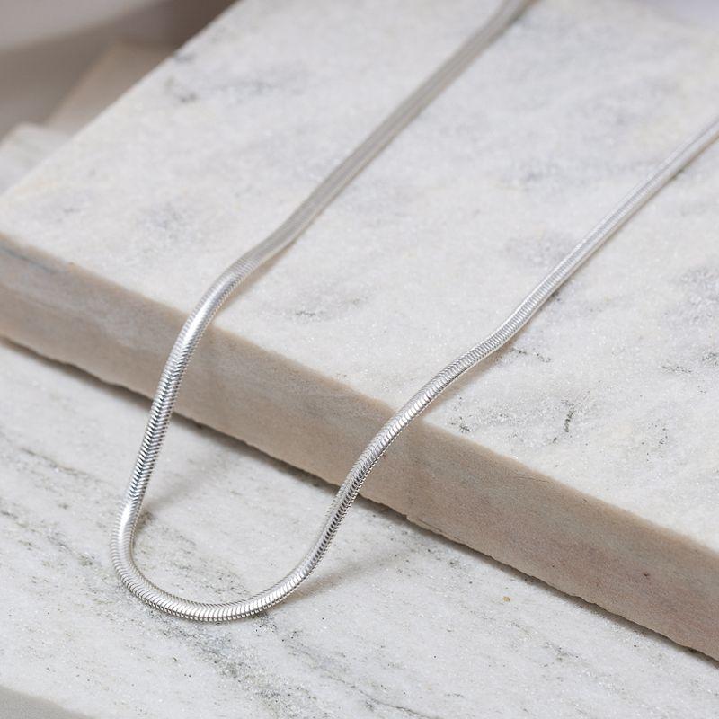 COLAR MALHA ALEMÃ PP BANHO PRATA