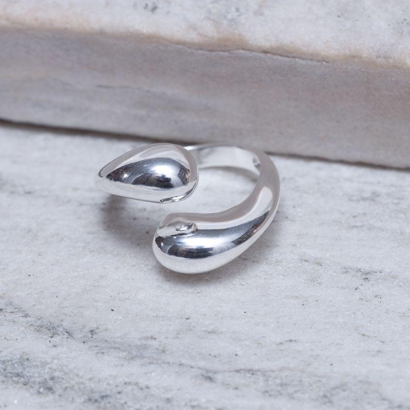 ANEL ABAULADO REGULÁVEL BANHO PRATA