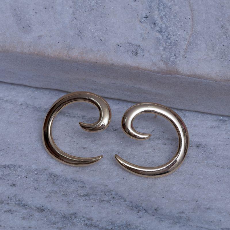 BRINCO ORGÂNICO MOANA BANHO OURO 18K