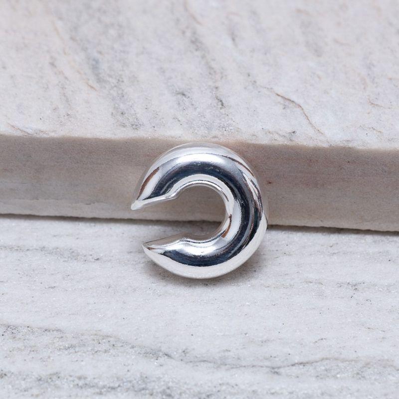 BRINCO FAKE ABAULADO BANHO PRATA