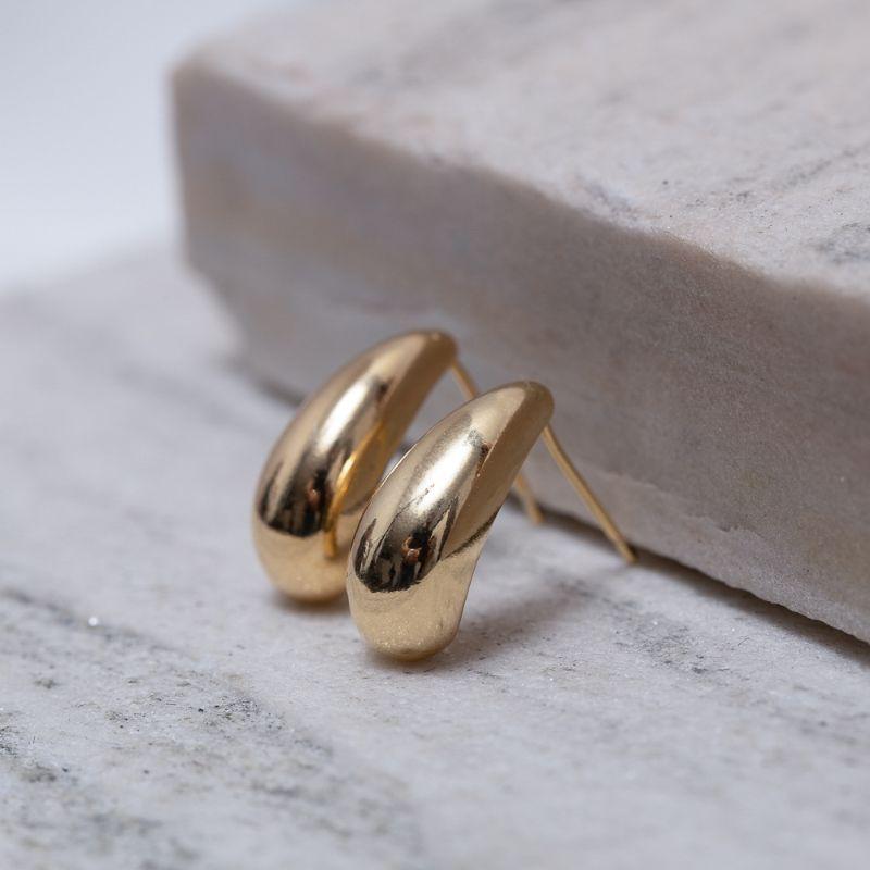 BRINCO GOTINHA P LISA BANHO OURO 18K