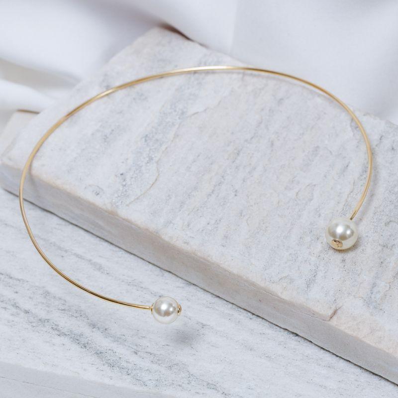 COLAR ARO FLOR DE ANGÉLICA BANHO OURO 18K