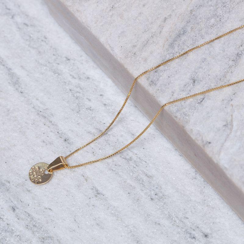 COLAR 10 MANDAMENTOS SORTIDOS BANHO OURO 18K