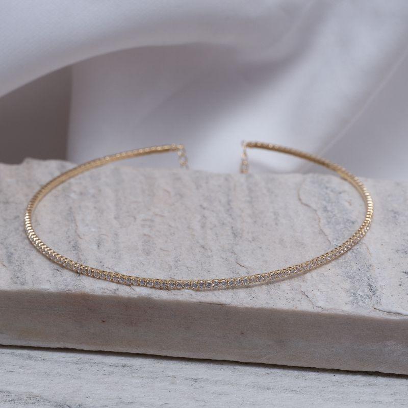 COLAR ARO RIVIERA PP BANHO OURO 18K