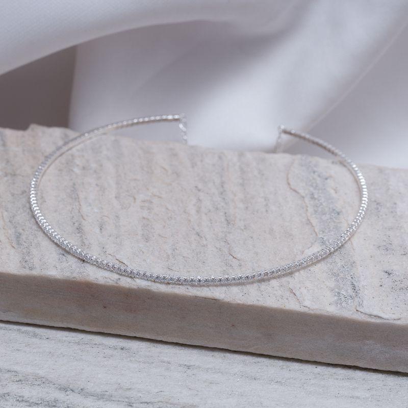 COLAR ARO RIVIERA PP BANHO PRATA