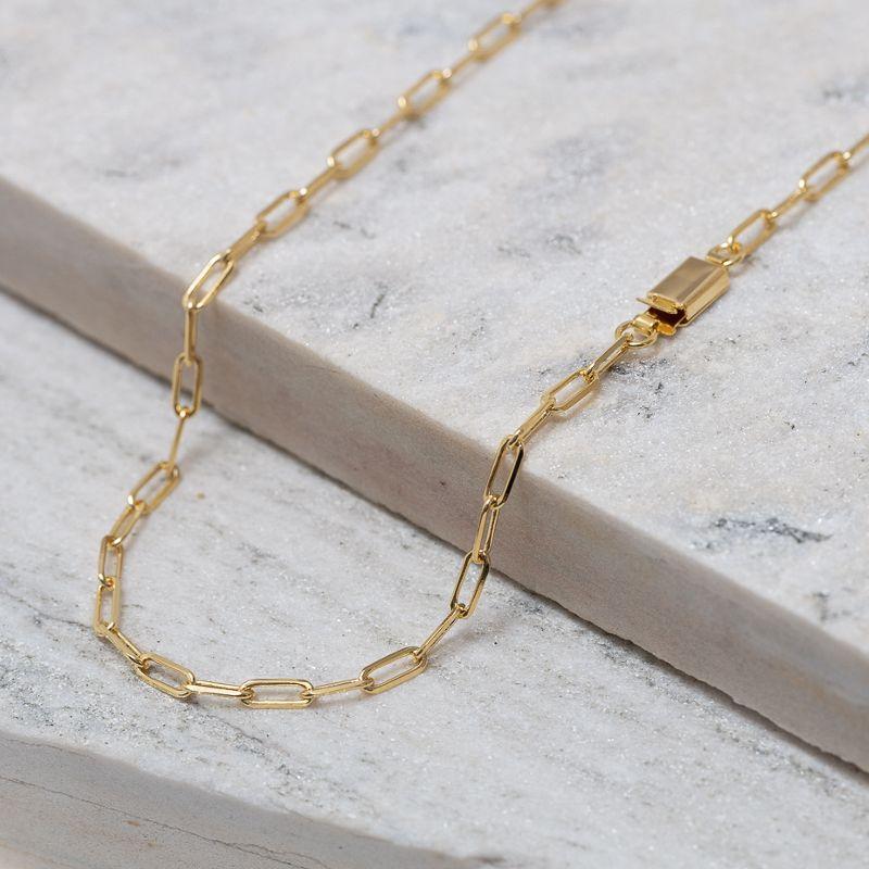 CORRENTE MASCULINA ELOS CARTIER DIAMANTADO BANHO OURO 18K