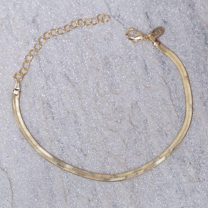 PULSEIRA FITA ESPELHADA PP BANHO OURO 18K