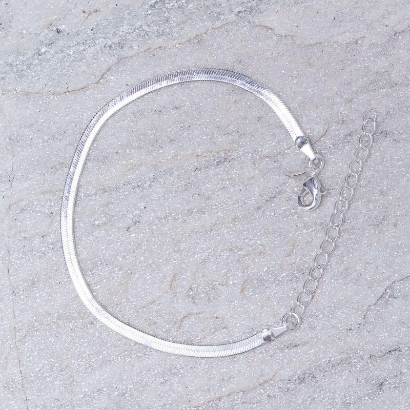 PULSEIRA FITA ESPELHADA PP BANHO PRATA