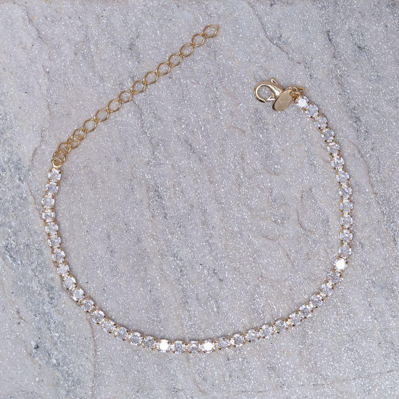 PULSEIRA RIVIERA P BANHO OURO 18K