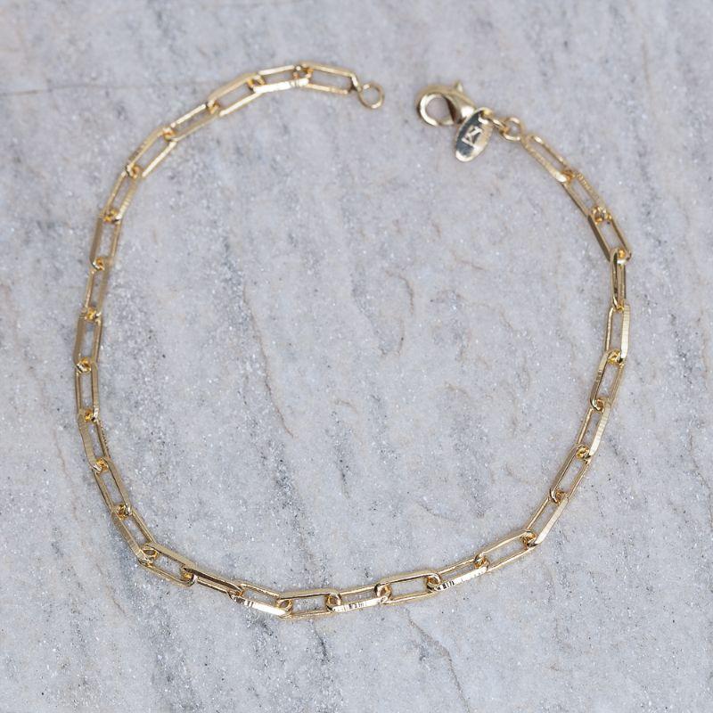 PULSEIRA MASCULINA ELOS CARTIER M BANHO OURO 18K