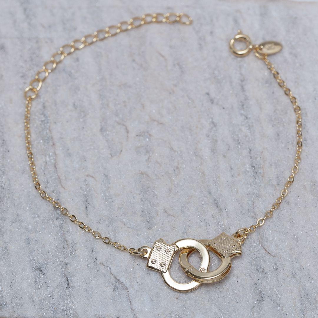 PULSEIRA ALGEMAS BANHO OURO 18K